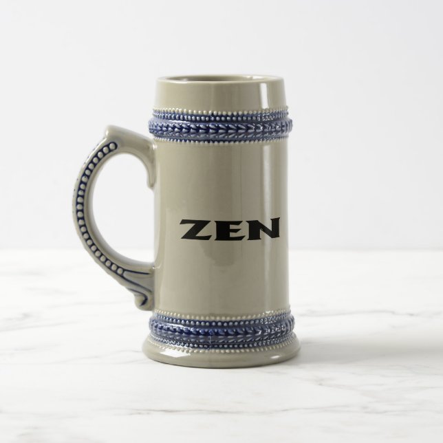 Chope À Bière Zen black stein (Gauche)