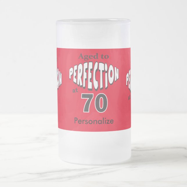 Chope Givrée Âgé à la perfection à 70 | 70e anniversaire (Centre)