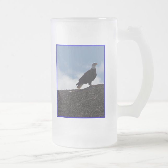Chope Givrée Aigle de chauve sur le terrain élevé #2 (Droit)