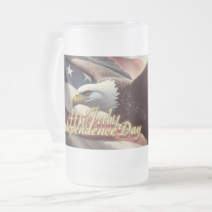 Chope Givrée Aigle du 4 juillet avec drapeau américain