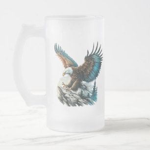 Chope Givrée Aigle en aquarelle