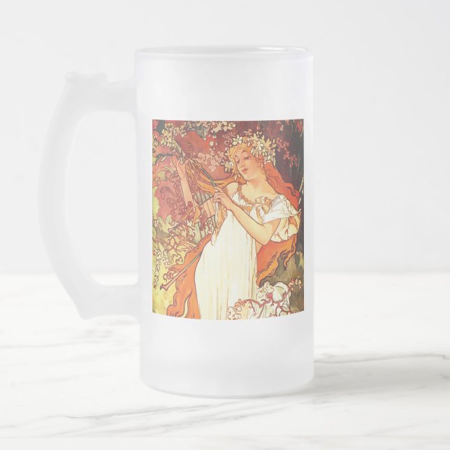 Chope Givrée Alphonse Mucha Printemps Art Nouveau (Gauche)