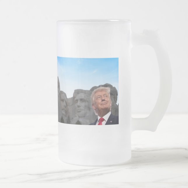 CHOPE GIVRÉE AMERICA MT. CONCEPTION DE VERRE RUSHMORE ET TRUMP (Droit)