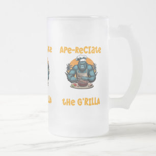 Chope Givrée Appréciez Le Maître du BBQ G'rilla Amusement de Mo