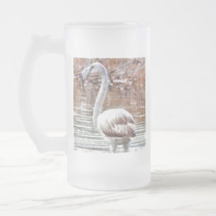Chope Givrée Aquarelle de Flamant rose exotique