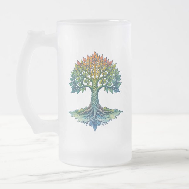 Chope Givrée Arbre de Vie Aube Changeante  (Gauche)
