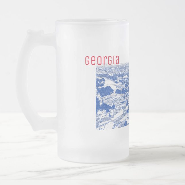 Chope Givrée Architecture de rue Tbilissi Georgia (Gauche)