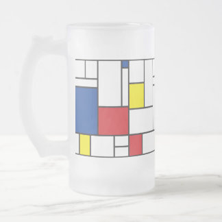 Chope Givrée Art Moderne Géométrique Minimaliste De Stijl Mondr