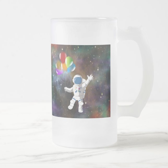 Chope Givrée Astronaute avec Ballons (Droit)