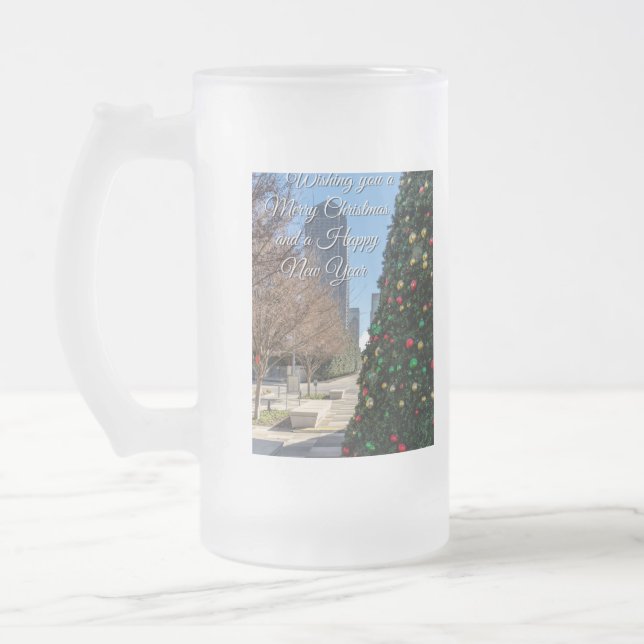 Chope Givrée Au-Delà De L'Arbre De Noël De Dallas (Gauche)