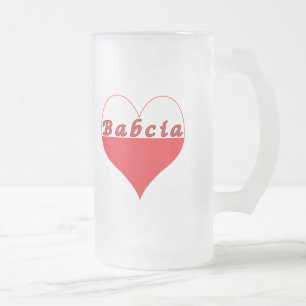 Chope Givrée Babcia Coeur polonais