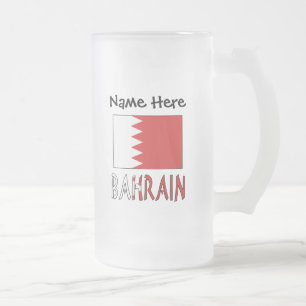 Chope Givrée Bahreïn et drapeau bahreïn personnalisés