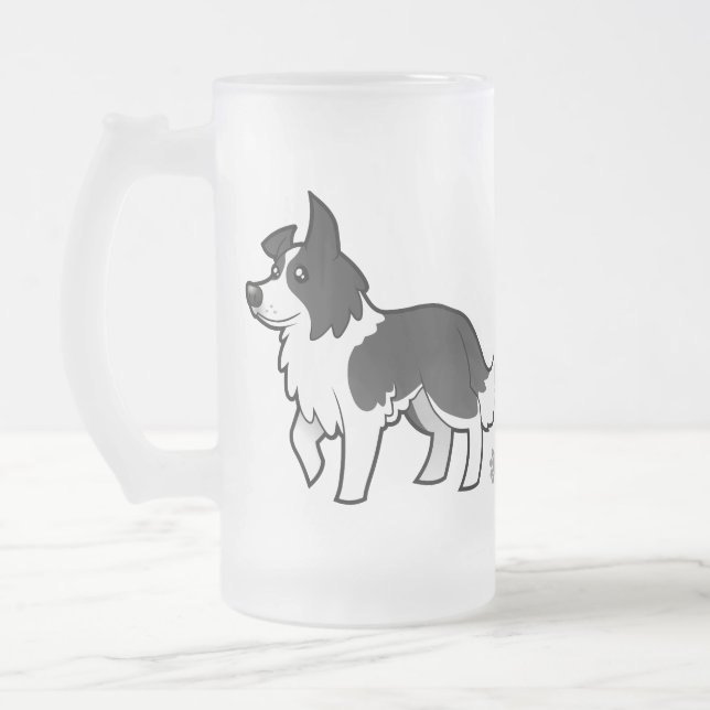 Chope Givrée Bande dessinée border collie (Gauche)
