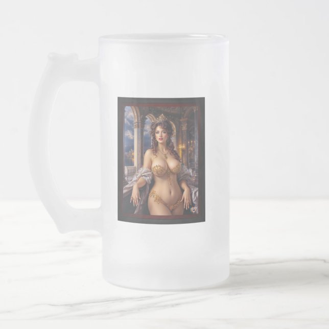 Chope Givrée Beauté Opulente Élégance Royale Portrait par Xzend (Gauche)