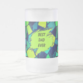 Chope Givrée Best Dad Ever Geometric