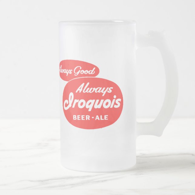 Chope Givrée Bière anglaise Iroquois (Droit)