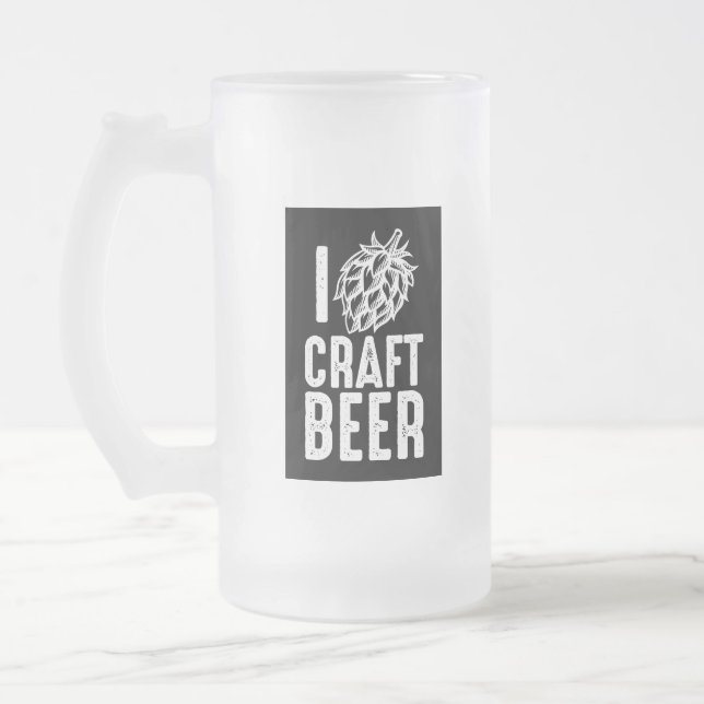 Chope Givrée Bière artisanale I Hop (Gauche)