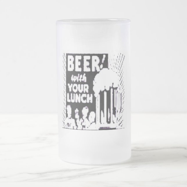 Chope Givrée Bière Avec Votre Déjeuner (Centre)