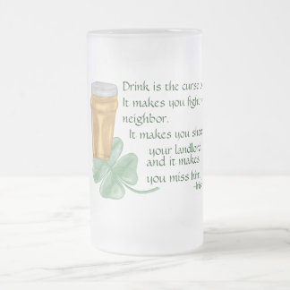 Chope Givrée Bière & Shamrock/irlandais
