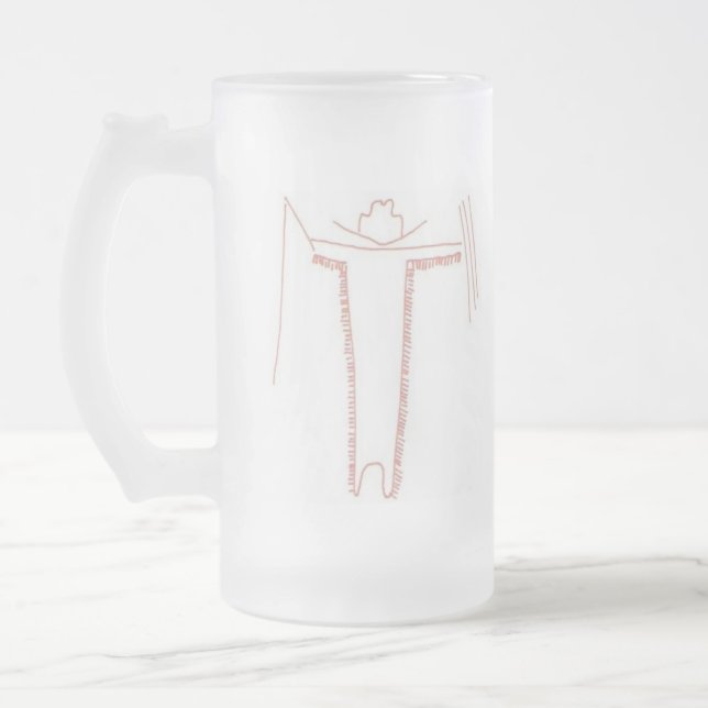 Chope Givrée Bière Stein d'association du Texas Atlatl (Gauche)