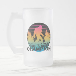 Chope Givrée Bigfoot Sasquatch Cacher & Rechercher Champion