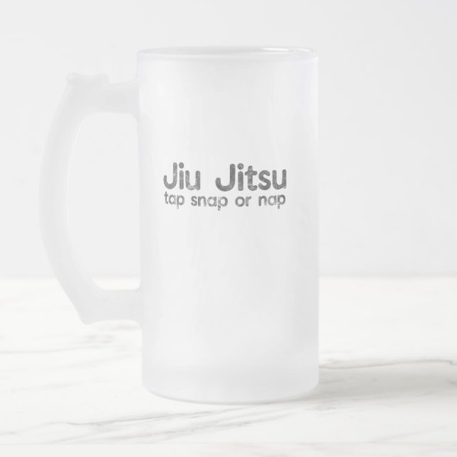 Chope Givrée BJJ Jiu Jitsu Brésil Martial Arts Tap Snap ou Nap (Gauche)
