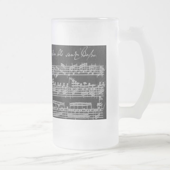 Chope Givrée Blanc de Bach Partita sur le noir (Droit)