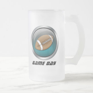 Chope Givrée Bleu : Le football : Bière givrée Stein