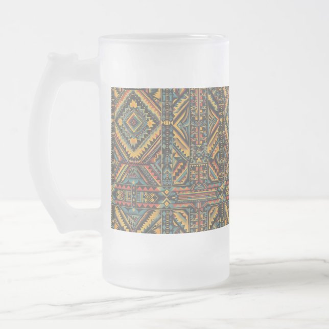 Chope Givrée Bleu ondulé "Centuries-Old Geometry Elegance" 473 (Gauche)