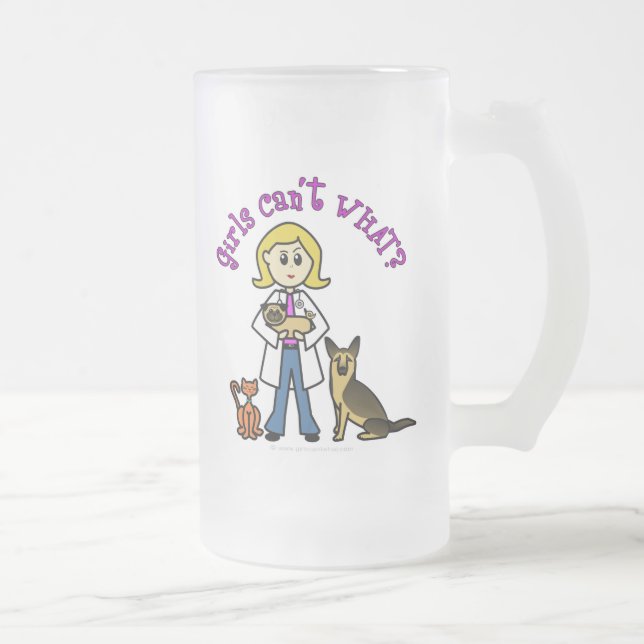 Chope Givrée Blonde Vétérinaire (Droit)