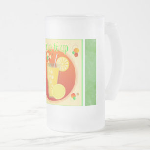 Chope Givrée Boisson à jus froid Bouge verte congelée