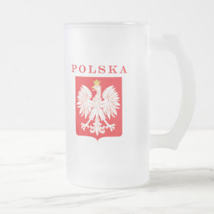 Chope Givrée Bouclier de rouge de Polska Eagle