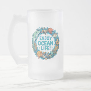 Chope Givrée Boug de verre dépoli Ocean Serenity : Embrassez la