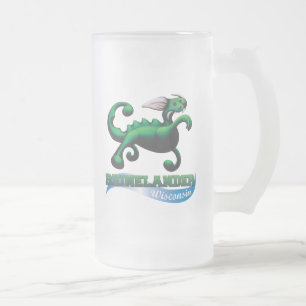 Chope Givrée Boule en verre de boule de plage Hodag