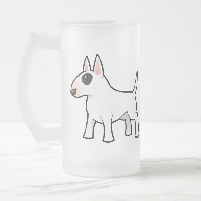 Chope Givrée Bull-terrier de bande dessinée (Gauche)