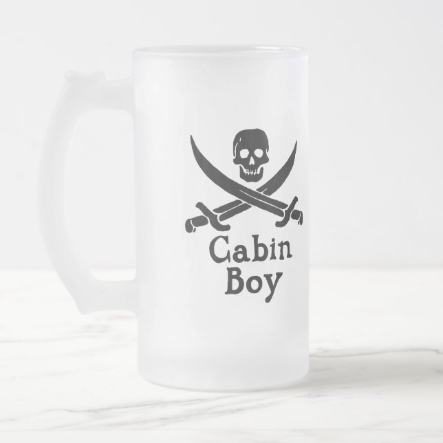 Chope Givrée Cabine Boy Glass Stein (Gauche)