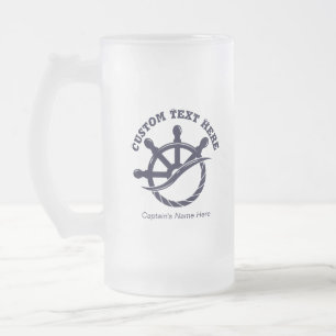 Chope Givrée Cadeau nautique de bateau de capitaine personnalis