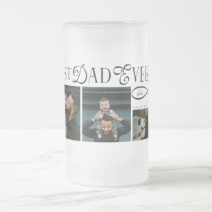 Chope Givrée Cadeau Photo Meilleur Papa du Monde pour la Fête d
