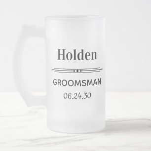 Chope Givrée Cadeau pour garçon d'honneur Personnalisé