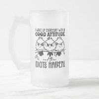 Cadeaux de citation d'oiseau drôle Idiots Happen