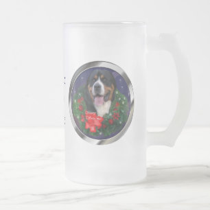 Chope Givrée Cadeaux de Noël de chiens de montagne de la Grande