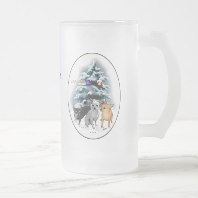 Chope Givrée Cadeaux de Noël du Chihuahua (Droit)