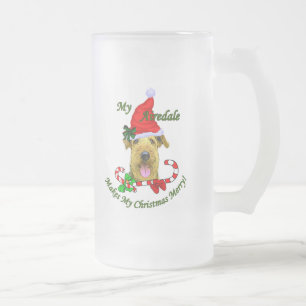 Chope Givrée Cadeaux de Noël pour Airedale Terrier