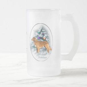Chope Givrée Cadeaux de Noël pour retriever de la Nouvelle-Écos