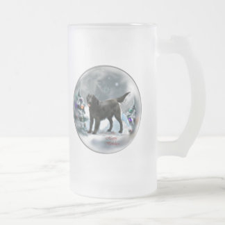 Chope Givrée Cadeaux de Noël Retriever à revêtement plat