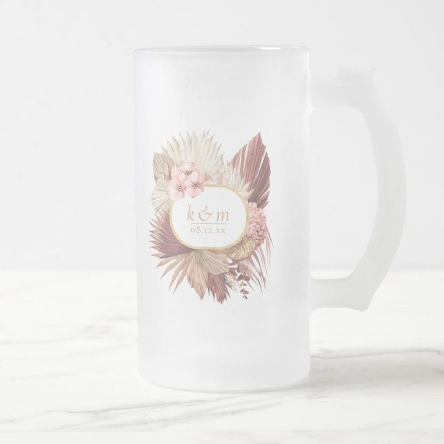 Chope Givrée Cadre floral de mariage Boho Oasis ID959 (Droit)