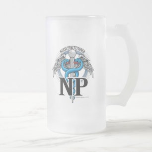 Chope Givrée Caducée de bleu du NP