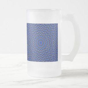 Chope Givrée Canard sur fond bleu Kaleidoscope Small