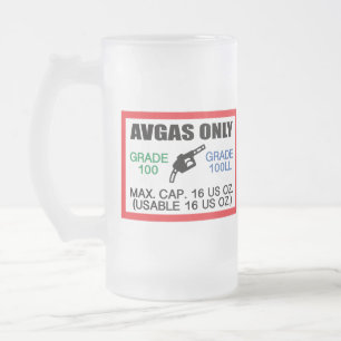 Chope Givrée Carburant AVGAS / 100LL uniquement