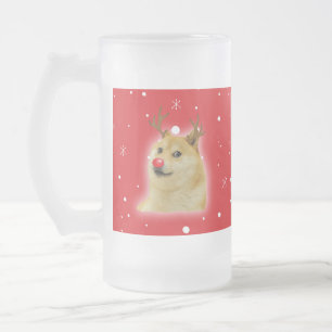 Chope Givrée Carte de Noël de chien de meme Dogright Doggo roug